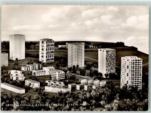 Berlin Mitte 1957 Bauausstellung Interbau