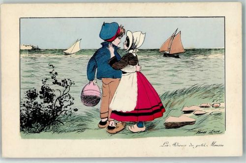 Hollandkinder Les: Adieux du petit Mousse Verlag B.G. Paris Serie 540