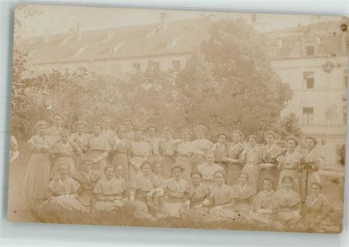 88410 W7954 Bad Wurzach 1911 - Maria Rosengarten Frauen Gruppenfoto Ort handschriftlich