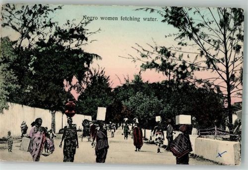Sansibar 1910 Tracht Wasserträgerinnen