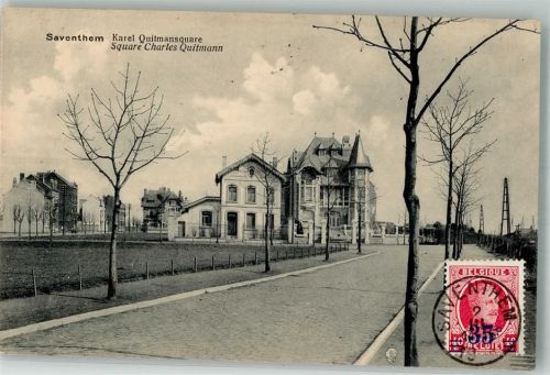 Loewen Saventhem Zaventem Karel Quitmansquare Briefmarke Bildseite