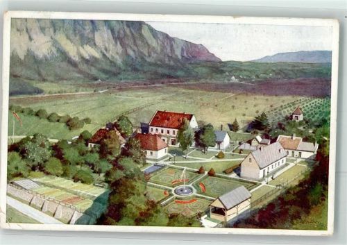 2723 Muthmannsdorf 1917 Künstlerkarte Erholungsheim Felbring sign. R. Admann