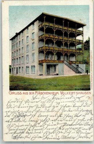 Volkershausen 1904 Mädchenheim