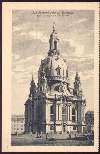 um 1912 Dresden: Die Frauenkirche,Dr. Arthur Katz-Förstner