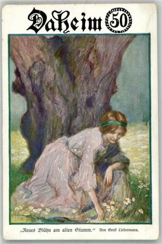1914 Das Heft Daheim Bild von Ernst Liebermann