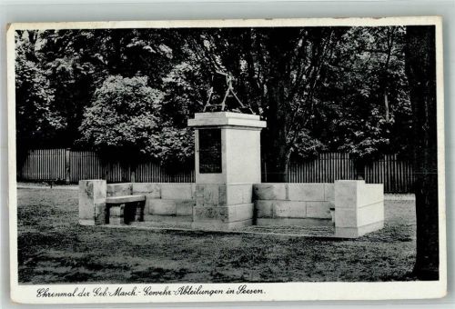Seesen Ehrenmal deer Geb.Masch.Gewehr-Abteilungen WK II