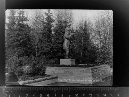 Ahlen Berliner Bär im Park am Stadtbad