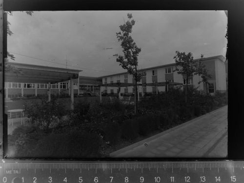 35321 W6312 Laubach , Hess GLASNEGATIV Altersheim