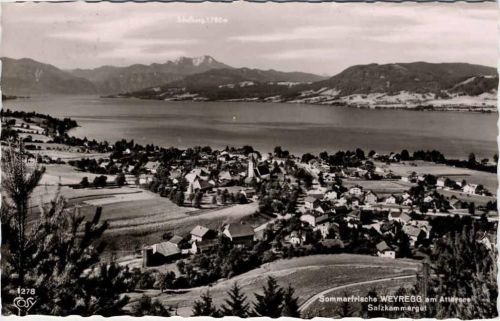 1969 Weyregg: Am Attersee, Salzkammergut,Cosy Verlag Alfred Gründler AKU1
