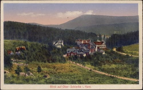1923 Blick auf Oberschierke, Harz,Louis Glaser