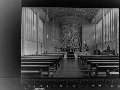 35423 W6302 Lich , Hess GLASNEGATIV Kirche