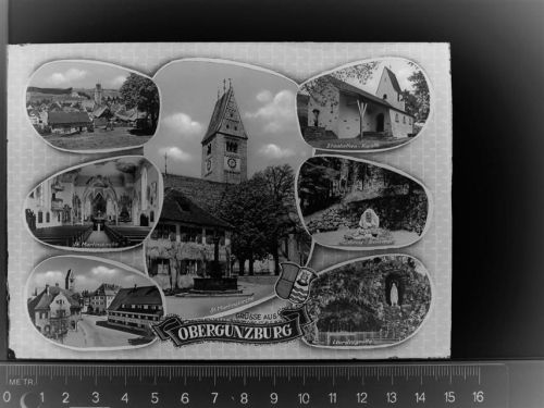 Obergünzburg Mehrfachbildkarte