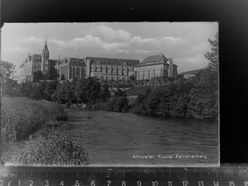 53474 W5483 Ahrweiler GLASNEGATIV Kloster Kalvarienberg