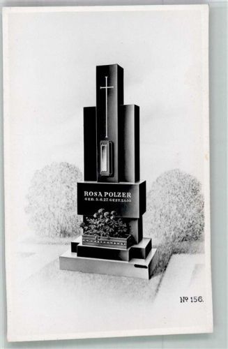 Nr. 156 Grabmal Rosa Polzer gest. 1935