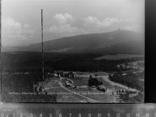 Torfhaus Blick zum Brocken und Fernsehsender