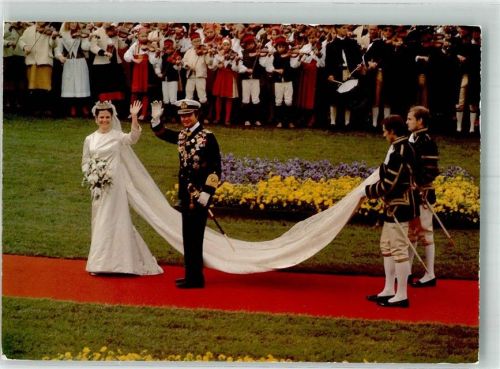 König u. Königin von Schweden 19.6.1976
