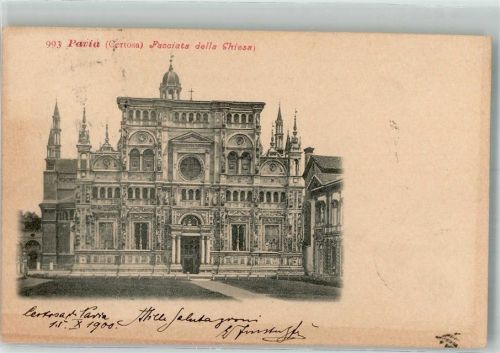 Pavia 1900 Kirche