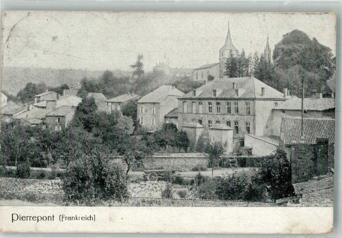 Pierrepont 1916 Feldpost WK I 39. Res.Div.