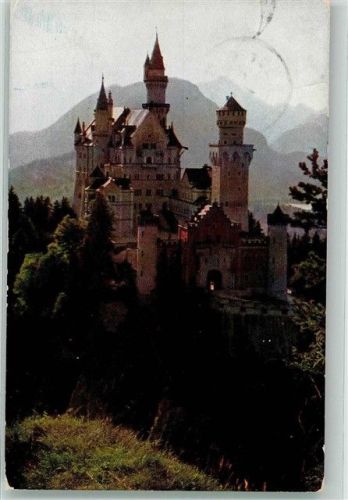 Neuschwanstein 1913 Schloss Neuschwanstein Fotograf Hans Hildenbrand