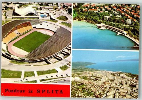 Split 1983 Stadion Fliegeraufnahme