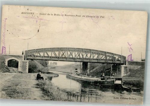 Dourges 1914 Feldpost WK I 14. Armee-Korps Canal de la Deule