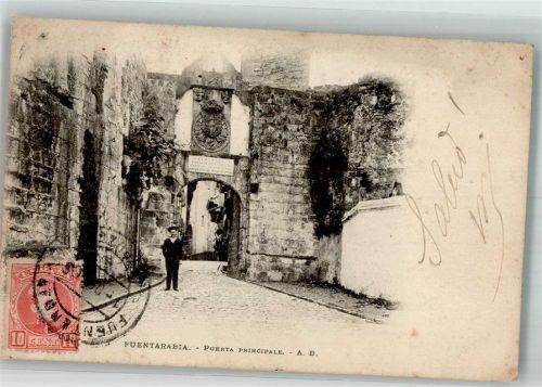 Fuenterrabia 1905 Puerta Principale Marke Bildseitig