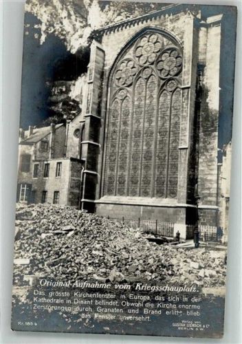 Dinant WK I Kathedrale Kirchenfenster