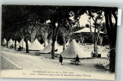 Saint-Cyr-sur-Mer Alon Tremblement de terre 11 Juni 1909