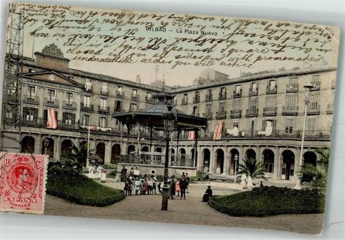 Bilbao La Plaza Nueva Marke Bildseitig