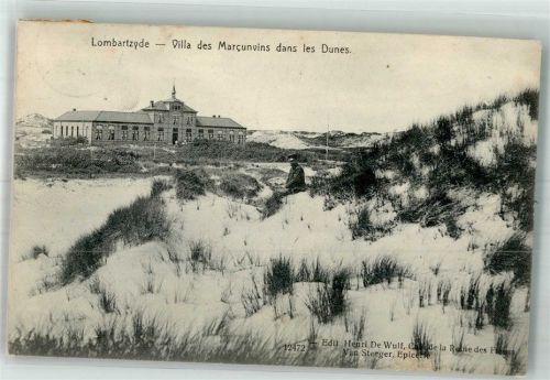 Lombartzyde 1907 Villa des Marcuvins dans les Dunes