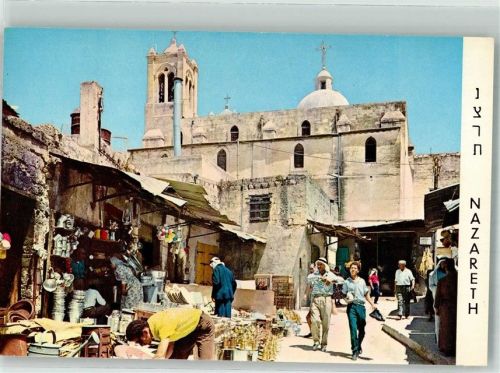 Nazareth Marktszene Kirche