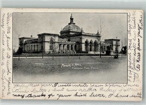 Philadelphia 1905 Memorial Hall