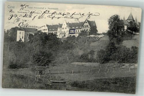 Kleve 1905 Hotel Prinzenhof Kermisdahl