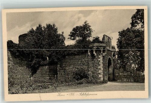 Zons Schlossruine