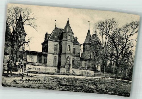 Donchery 1915 Schloss Bellevue Feldpost WK I Nr. 94 Kriegslazarett II