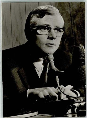 Radiomoderator Norbert von Radio Luxemburg Fotograf Meier