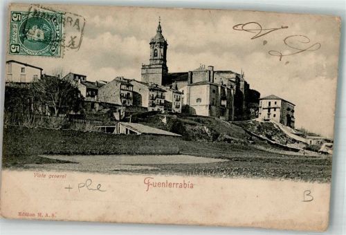 Fuenterrabia Kirche Marke bildseitig