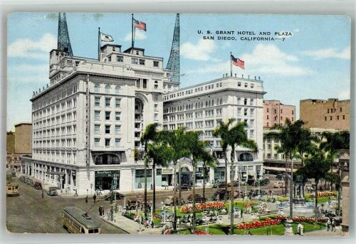San Diego U.S. Grant Hotel and Plaza Straßenbahn