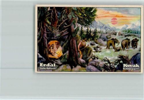 Mammut Herde Erdal-Kwak Sammelbild Serie20 AKU2