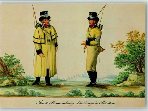 Fürstliche Postillione Braunschweig Lüneburg um 1820