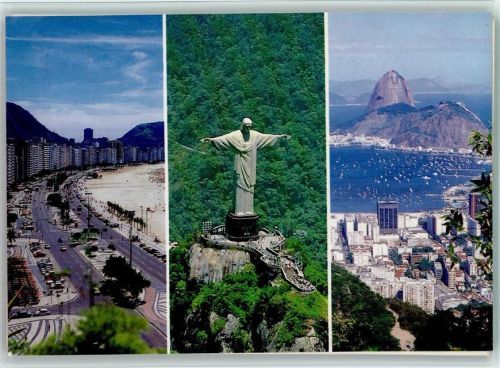 Rio de Janeiro Zwei Karten mit kl. Fehler