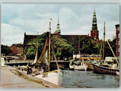 Kopenhagen Straßenbahn am Hafen