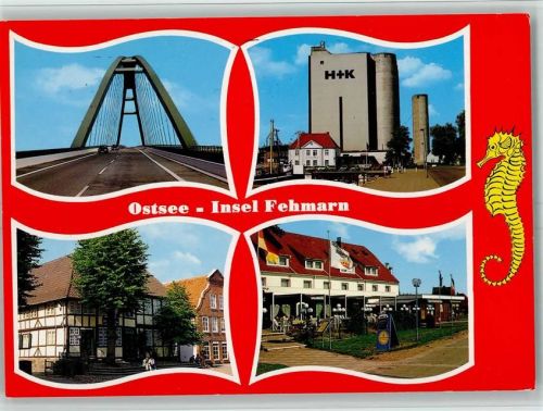 Fehmarn Fehmarnsundbrücke Seepferdchen