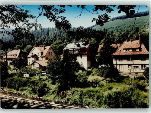 Lautenthal Häuser an der Bahnlinie