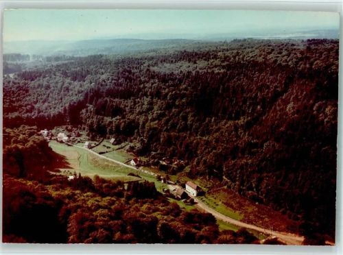 36145 W6417 Schwarzbach , Kr Hünfeld FOTO KEINE AK Luftaufnahme Gasthaus Pension Waldesruh