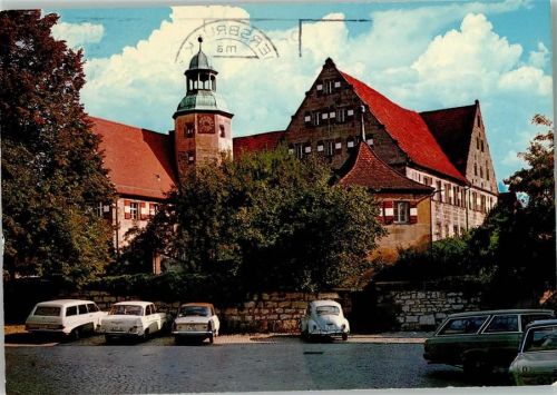 Hersbruck Opel Rekord VW Käfer am Schloß
