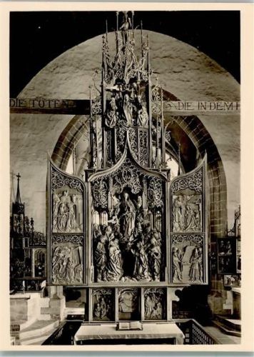 Creglingen Marienaltar von Tilman Riemenschneider Herrgottskirche