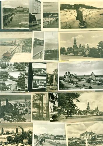 Seebad Heringsdorf Lot mit 19 AK, ca. 1901-1980; überwiegend gute Erhaltung, überwiegend gelaufen