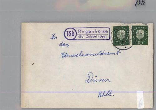 Regenhütte Landpoststempel