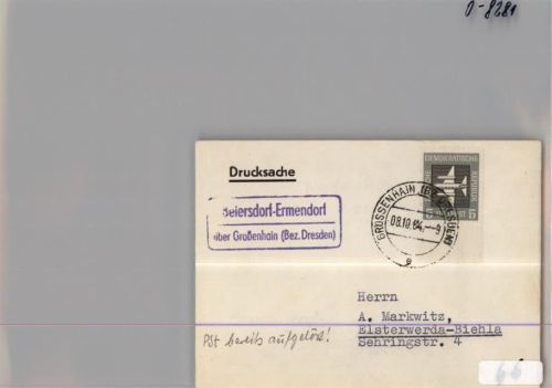 Beiersdorf Landpoststempel